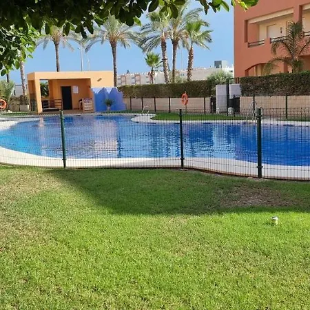 Apartment Homes Of Spain: Beachfront Attic With Private Rooftop Pool Vera